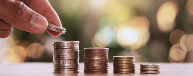 Person counting coins representing divine preparation versus instant gratification modern greed