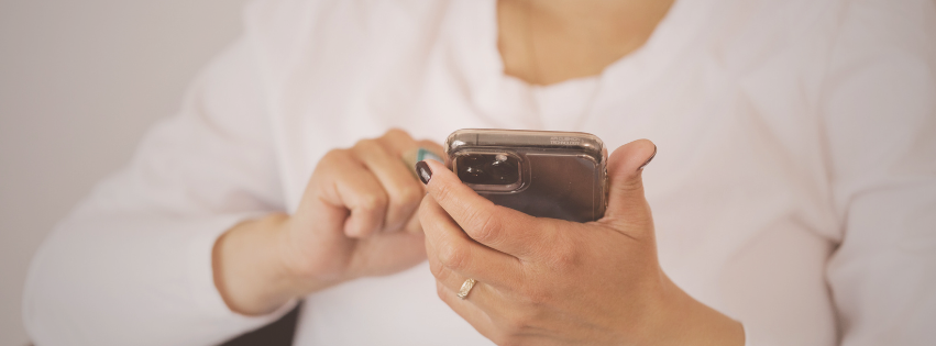 Person unfriending someone on social media representing echo chamber formation and protecting your peace