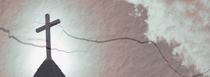 Cracks appearing after church hurt. Recovering from church hurt.